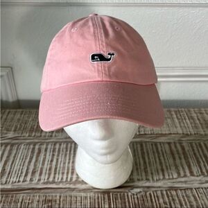 Vineyard Vines Pink Whale Logo Cotton Hat